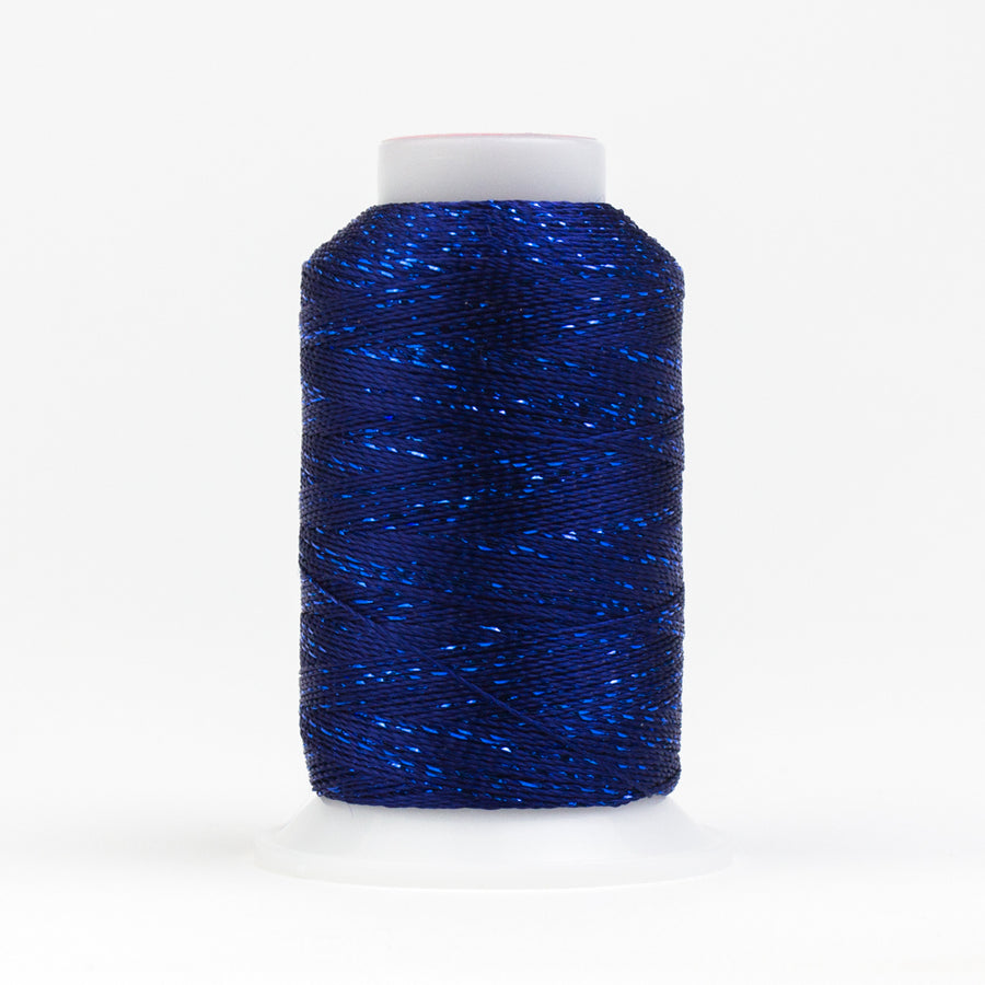 GLAMORE: 12wt Rayon Metallic 300yds-Dark Blue 50