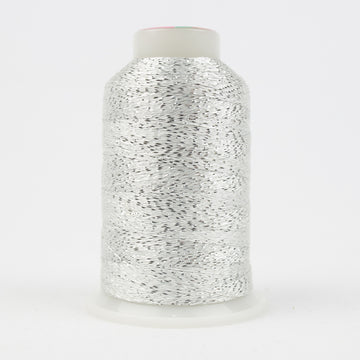 SPOTLITE: 40wt Metallic 1094yds-White/Silver Twist 6150