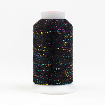 GLAMORE: 12wt Rayon Metallic 300yds-Black 160