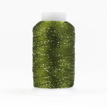 GLAMORE: 12wt Rayon Metallic 300yds-Avocado 2235
