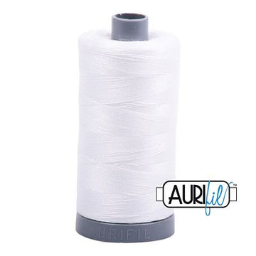 Aurifil Cotton 28 Weight Natural White
