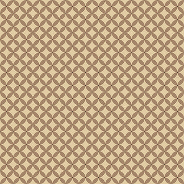 It's Raining Cats and Dogs: Circle Crescents in Camel (1/4 Yard)