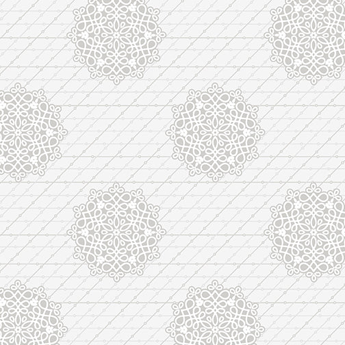 Spring Song: Medallion in Cloud (1/4 Yard)