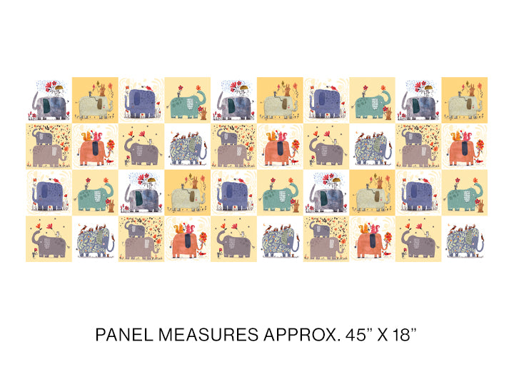 Elephant Joy- Panel