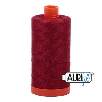Aurifil: 50wt Cotton-Burgundy 1103