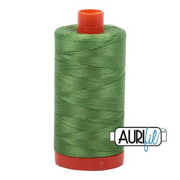 Aurifil: 50wt Cotton-Grass Green 1114