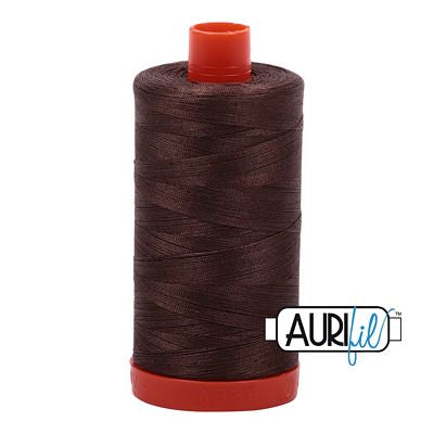 Aurifil: 50wt Cotton-Bark 1140