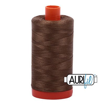 Aurifil: 50wt Cotton-Dark Sandstone 1318