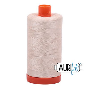Aurifil: 50wt Cotton-Light Sand 2000