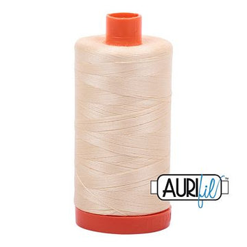 Aurifil Thread 50wt Butter-2123