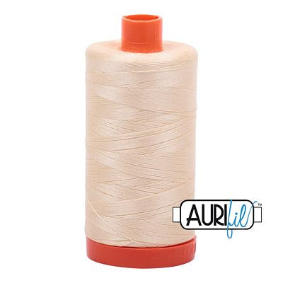 Aurifil: 50wt Cotton-Butter 2123