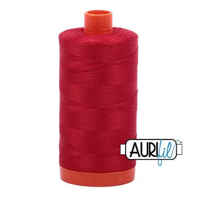 Aurifil: 50wt Cotton-Red 2250