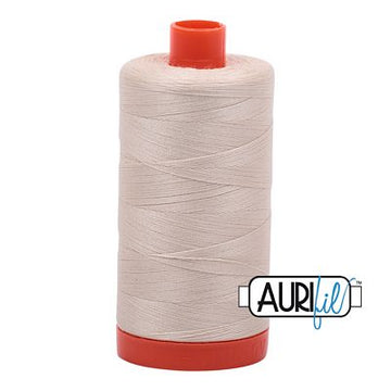 Aurifil: 50wt Cotton-Light Beige 2310
