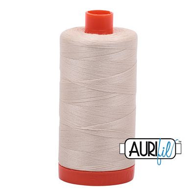 Aurifil: 50wt Cotton-Light Beige 2310