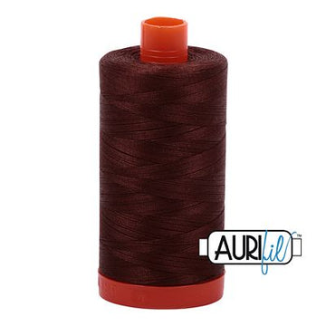 Aurifil Thread 50wt Chocolate-2360