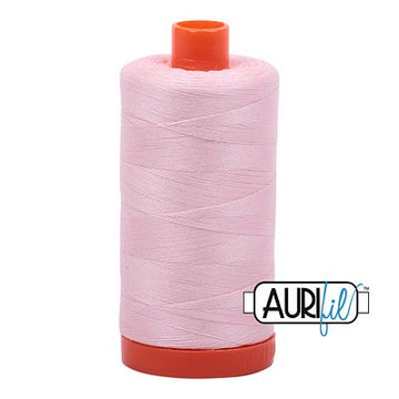 Aurifil: 50wt Cotton-Pale Pink 2410