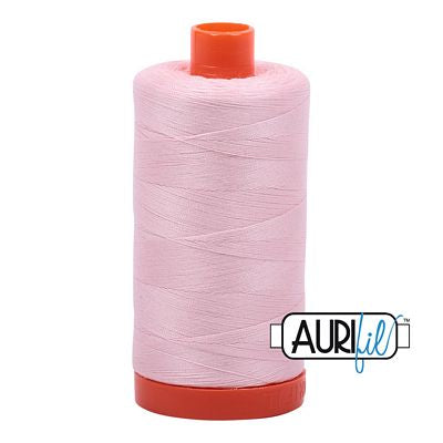Aurifil: 50wt Cotton-Pale Pink 2410