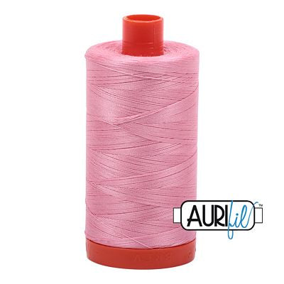 Aurifil: 50wt Cotton-Bright Pink 2425