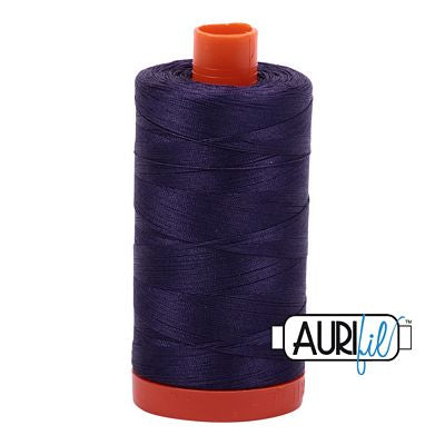 Aurifil: 50wt Cotton-Dark Dusty Grape 2581
