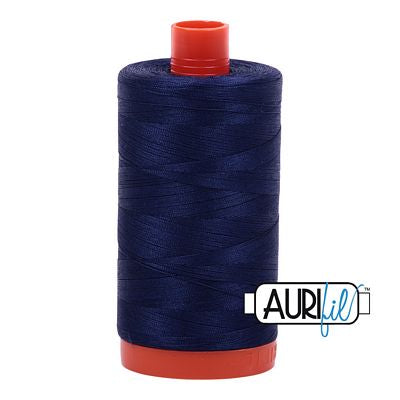 Aurifil: 50wt Cotton-Midnight 2745