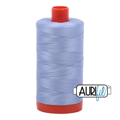 Aurifil: 50wt Cotton-Very Light Delft Blue 2770