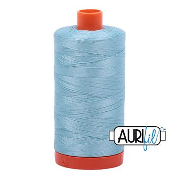 Aurifil: 50wt Cotton-Light Gray Turquoise 2805