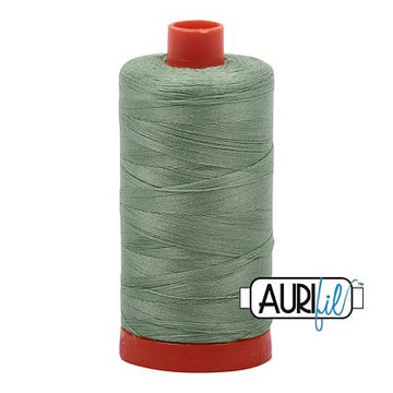 Aurifil: 50wt Cotton-Loden Green 2840