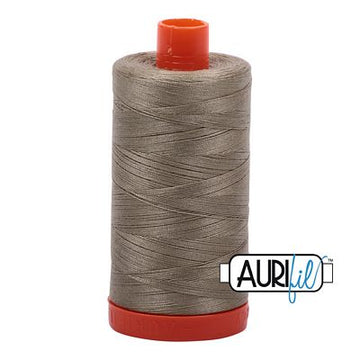 Aurifil: 50wt Cotton-Light Khaki Green 2900