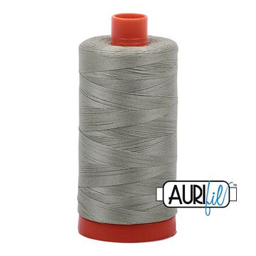 Aurifil: 50wt Cotton-Light Laurel Green 2902
