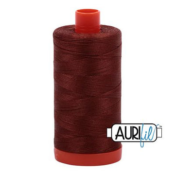 Aurifil: 50wt Cotton-Copper Brown 4012