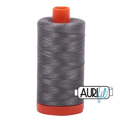 Aurifil: 50wt Cotton-Gray Smoke 5004