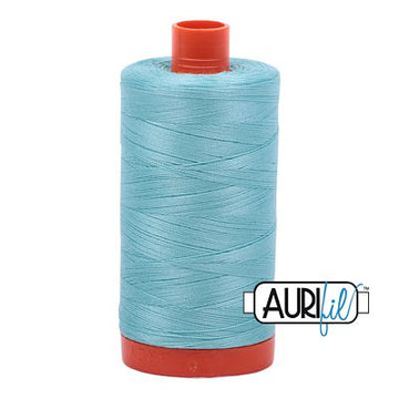 Aurifil: 50wt Cotton-Light Turquoise 5006