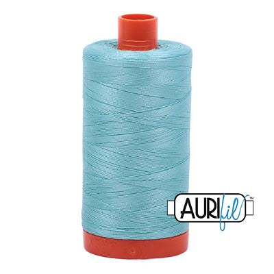 Aurifil: 50wt Cotton-Light Turquoise 5006