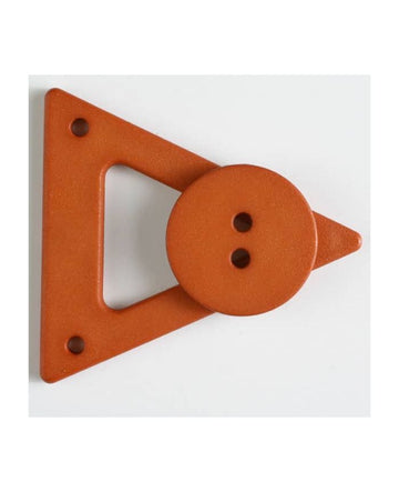 Closure with Button Orange