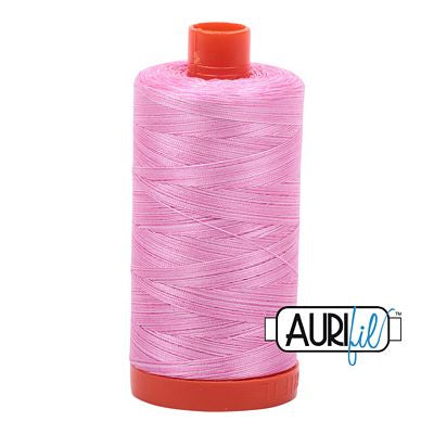 Aurifil: 50wt Cotton-Variegated Bubblegum 3660