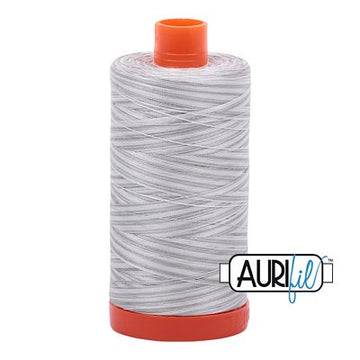 Aurifil: 50wt Cotton-Variegated Silver Moon 4060
