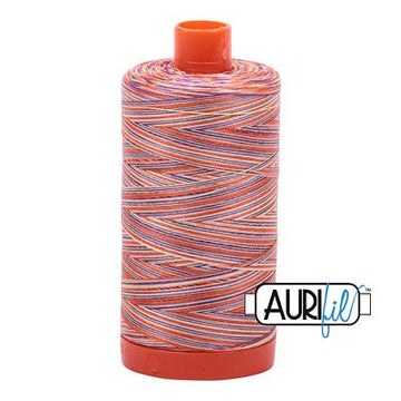 Aurifil: 50wt Cotton-Variegated Desert Dawn 4648