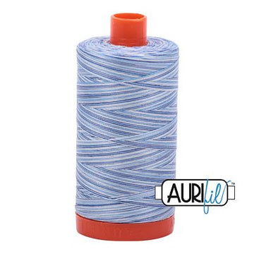 Aurifil: 50wt Cotton-Variegated Storm at Sea 5655