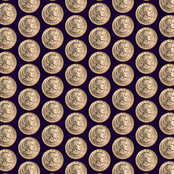 Votes For Women: Coins (1/4 Yard)