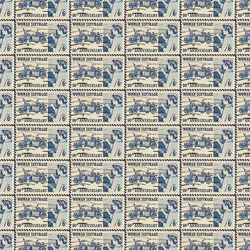 Votes For Women: 50th Anniversary Stamp (1/4 Yard)