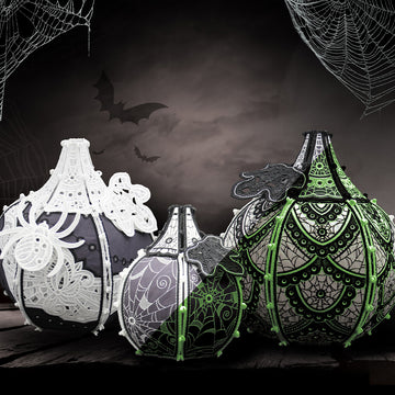 Freestanding Spider Web Pumpkin Patch: USB