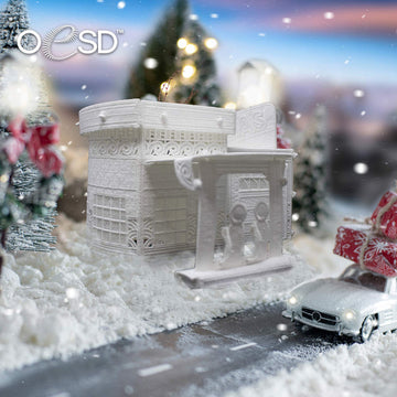 Winter Village: Freestanding Gas Station- CD