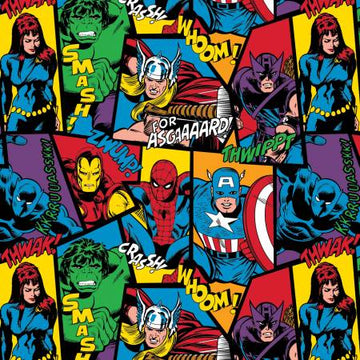 Marvel: Comic Frames (1/4 Yard)