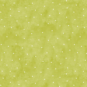 A Cozy Winter: Chalkdot Lime (1/4 Yard)