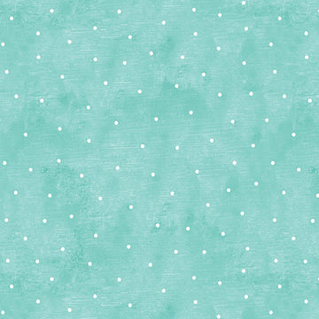 A Cozy Winter: Chalkdot Turquoise (1/4 Yard)