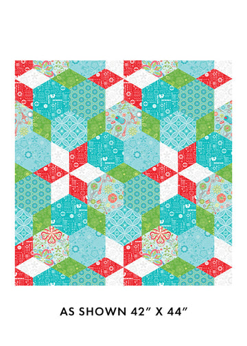 SEWING ROOM 2: Endless Hexagons-MULTI (1/4 Yard)