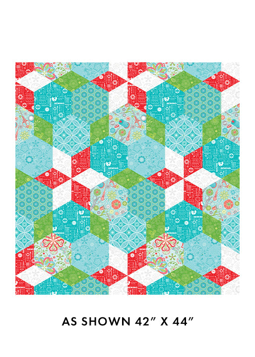 SEWING ROOM 2: Endless Hexagons-MULTI (1/4 Yard)