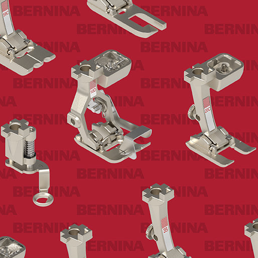 BERNINA Exclusive: BERNINA PRESSER FEET-Red (1/4 Yard) – BERNINA of ...