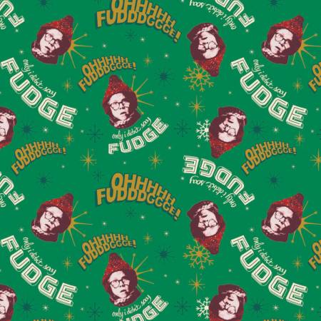 A Christmas Story Movie: Oh Fudge! (1/4 Yard)