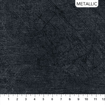 Heavy Metal- Scratched Metal in Pewter (1/4 Yard)